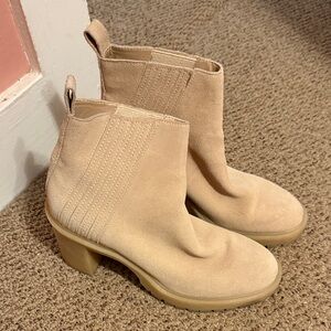 Dolce Vita Tan Celia Heeled Boots